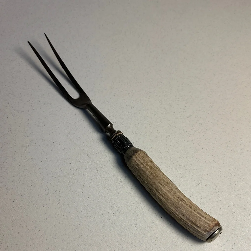 Classic Wooden Handle Meat Fork